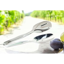 Salata Maşası 21 Cm Çelik Gri