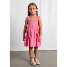 Mayoral Kız Çocuk Elbise - Mayoral - Pembe - 7 Yaş - 3925-pembe-7 Yaş