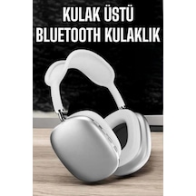 P9 Air Max Kablosuz 5.0 Mikrofonlu Bluetooth Kulaklık Beyaz Yüksek Ses Kaliteli -