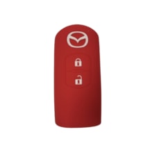 Mazda Uyumlu Kırmızı Anahtarsız Çalıstırma Silikon Anahtar Kılıfı Koruma (388129624)