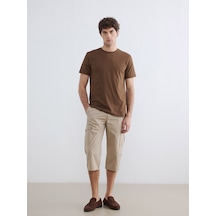 Lcwaıkıkı Classic Bej Regular Fit Erkek Kargo Şort