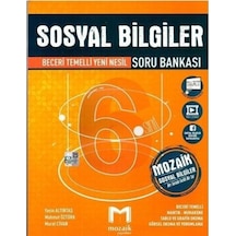 Mozaik Yayınları  6.Sınıf Sosyal Bilgiler Soru Bankası