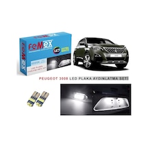Peugeot 3008 Led Plaka Aydınlatma Ampul Seti Femex Parlak Beyaz