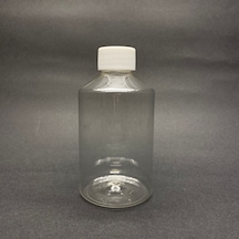 250 Cc Küt Boyunlu Şeffaf Pet Şişe , Beyaz Kapaklı Kalın Pet Şişe 250 Ml X 6 Adet
