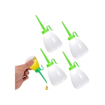4 Adet Plastik 60 Ml Yağ Şişesi, Motor Yağı, Silikon Yağı, Makine Yağı İçin İdeal Yağlama Yağ Damlatma Şişesi