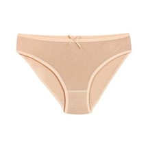 Kit İç Giyim Yıldız 7'li Bambu Penye Kadın Bikini Model Külot Ten