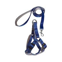 Gezdirme Kayışlı Dokuma Köpek Göğüs Tasma Seti 40 60-110 Cm Mi Çok Renkli