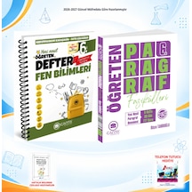 Çanta Yayınları 2026-2027 6. Sınıf Tüm Dersler 2 Kitap Fen Defter/paragraf Set