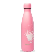 Qwetch QD3381 Sprey Desenli Isı Yalıtımlı 500 ML Termos - Pembe