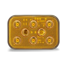 Sbdf6y 10v-30v Dikdörtgen Sarı Led Lamba Off Road , Tekne , Karavan , Kamp