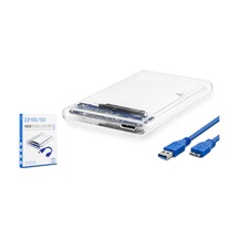 Hadron Hdx1760 Harddisk Kutusu Şeffaf Usb 3.0 Sata 2.5