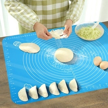 45 65Cm Silikon Ölçekli Kullanımı Kolay Ekmek Hamur Açma Matı