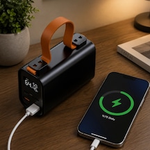 50000 Mah Taşınabilir Powerbank Süper Hızlı Şarj Ve Led Ekranlı Çoklu Port Renkli