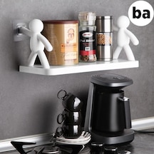 Herkül Raf Düzenleyici Şampuanlık Sabunluk Banyo Mutfak Organizer Raf-ba027-1 Beyaz