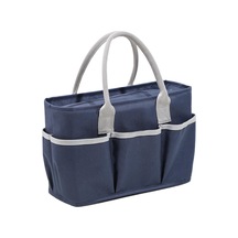 Piknik, Yürüyüş, Ofis, Yeşil Lacivert İçin Yalıtımlı Rahat Sıcak Soğuk Gıda Termal Çantası Çok Renkli