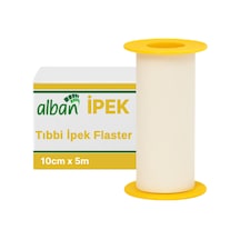 Tıbbi İpek Bant 10cm X 5m, Medikal Sabitleme Flasteri