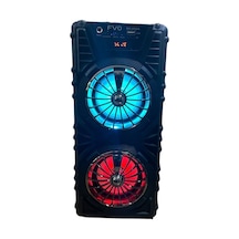 2 Hoparlörlü Mikrofonlu Kareoke Bluetooth Hafıza Kart Girişli Hoparlör Parti Nişan Kına İçin