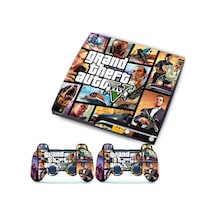 PS3 Slim GTA V Sticker Seti