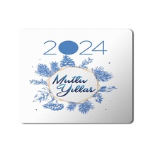 2024 Mutlu Yıllar Kar Taneleri Mousepad Mouse Pad