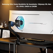 Samsung Uyumlu  Odyssey Ultra Geniş Monitör İçin Vesa Adaptör Dönüştürücü 100x100 Odyssey G9, Neo G9, Crg9, Chg9, Chg90