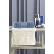 Özdilek Blossom Best Set (Hamam Takımı) Krem-İndigo - Çoklu