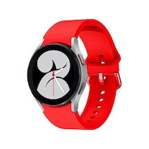 Newface Samsung Galaxy Uyumlu Watch 4 Klasik Kordon -  Kırmızı