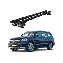 Venüs Mercedes-benz Gl X166 2013-2016 Uyumlu Siyah Ara Atkı Port Bagaj Tavan Barı