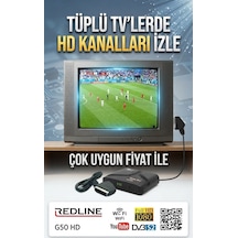 Redline G50 Uydu Alıcısı Ve Tüplü Tv İçin Av Kablosu Dahil