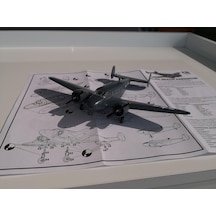 Beechcraft C-45 Expeditor Pm Model Eğitim Uçağı Demonte Plastik Maketi