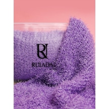 Extra Esnek Mor Banyo Lifi Tüm Cilt Tiplerine Uygun Duş Lifi - Unisex 30x40 Cm