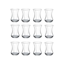 42781 Optikli Ince Belli Çay Bardak 12 Li Turuncu