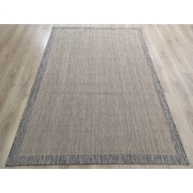Çam Halı Sisal 9509 Bej Bordürlü Jüt Sisal Kilim - 100x300