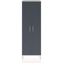 Hyperion Dolap 2 Raflı 2 Kapaklı Tek Askılı 60x44x182 Aytaşı-... Aytaşı