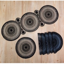 Yemek Masası Örtüsü Runner Ve Supla - 1 Runner-6 Supla Diğer