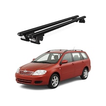 Venüs Toyota Corolla Station Wagon 2000-2006 Uyumlu Siyah Ara Atkı Port Bagaj Tavan Barı