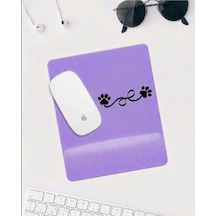 Mor Gradient Bilek Destekli Mousepad Sevimli Pati Desenli Ergonomik Mouse Pad