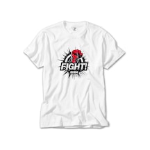 Boxing Fight MMA Beyaz Tişört Beyaz