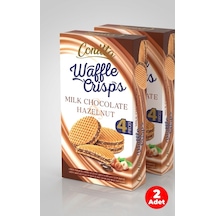 Conitta Waffle Crisps Fındık Kremalı Ve Sütlü Çikolatalı Çıtır Gofret 100 Gr. 2 Adet