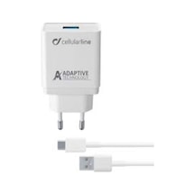 Cellularline Type-C Seyahat Şarjı 15W Kablo+Adaptör (Achsmkıt15Wt
