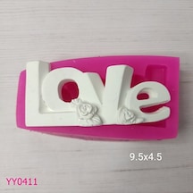 Yy0411 Love Yazısı Silikon Kalıp
