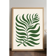 Leafsong Ahşap Çerçeveli Poster, Dekoratif Sanatsal Duvar Tablosu