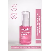 Peonies Dark Spot Serum Leke Karşıtı Aydınlatıcı Serum C Vit Arbutin Niasinamid Tüm Ciltler