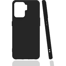 Kilifone - Oppo Uyumlu Reno 5 Lite - Kılıf Mat Soft Esnek Biye Silikon - Siyah