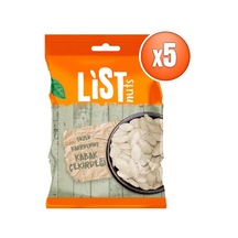 List Nuts Kavrulmuş Kabak Çekirdeği 5 x 180 g