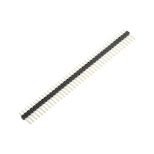 5 Adet 1x40 Pin Erkek Header Tek Sıra 2.54mm 180 Derece Kırılabilir Bölünebilir Konnektör Soket