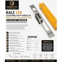 Kale 124 Elektrikli Kapı Karşılığı Mandal Ayarlı Paslanmaz Ss Ayna 12v Ac/dc Multi Sistem Çelik Kapı Karşılığı Çoklu Renk