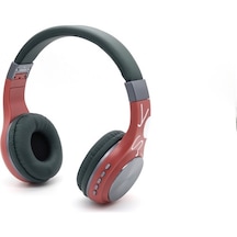 Mosti SY-1607 Bluetooth Kulaküstü Kulaklık Kırmızı-Siyah