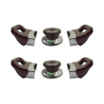Bordo / Vişne Tencere Yan Kulpları Ve Kapak Kulpu Seti - 2 Set