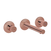VitrA Origin A4258229 3 Rozetli Soft Bakır Ankastre Lavabo Bataryası