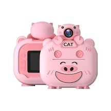 S1 2.0" Ips Ekran Fotoğraf Yazıcısı Pembe Açık Mavi